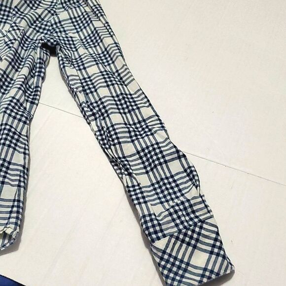 Soft Joie Revolvr Cydnee Blue Plaid Button Down Shirt Rodeo Festival - Picture 9 of 13